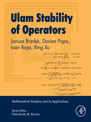 cover image of Ulam Stability of Operators